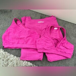 LAST CHANCE Booty by Brabants Original legging with two sports bras in Ipanema